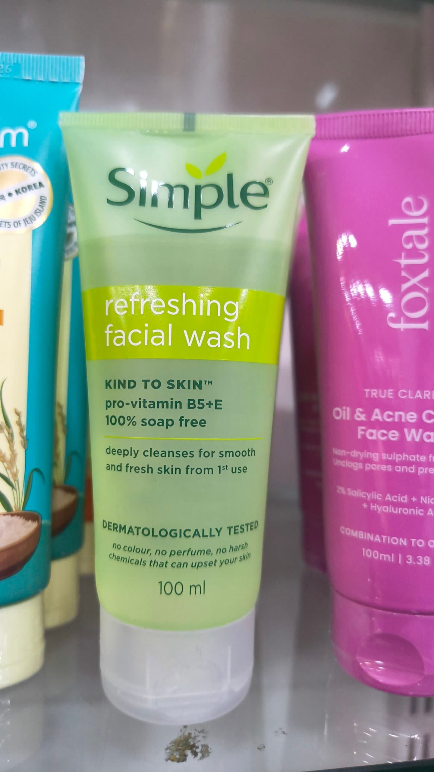 simple face wash